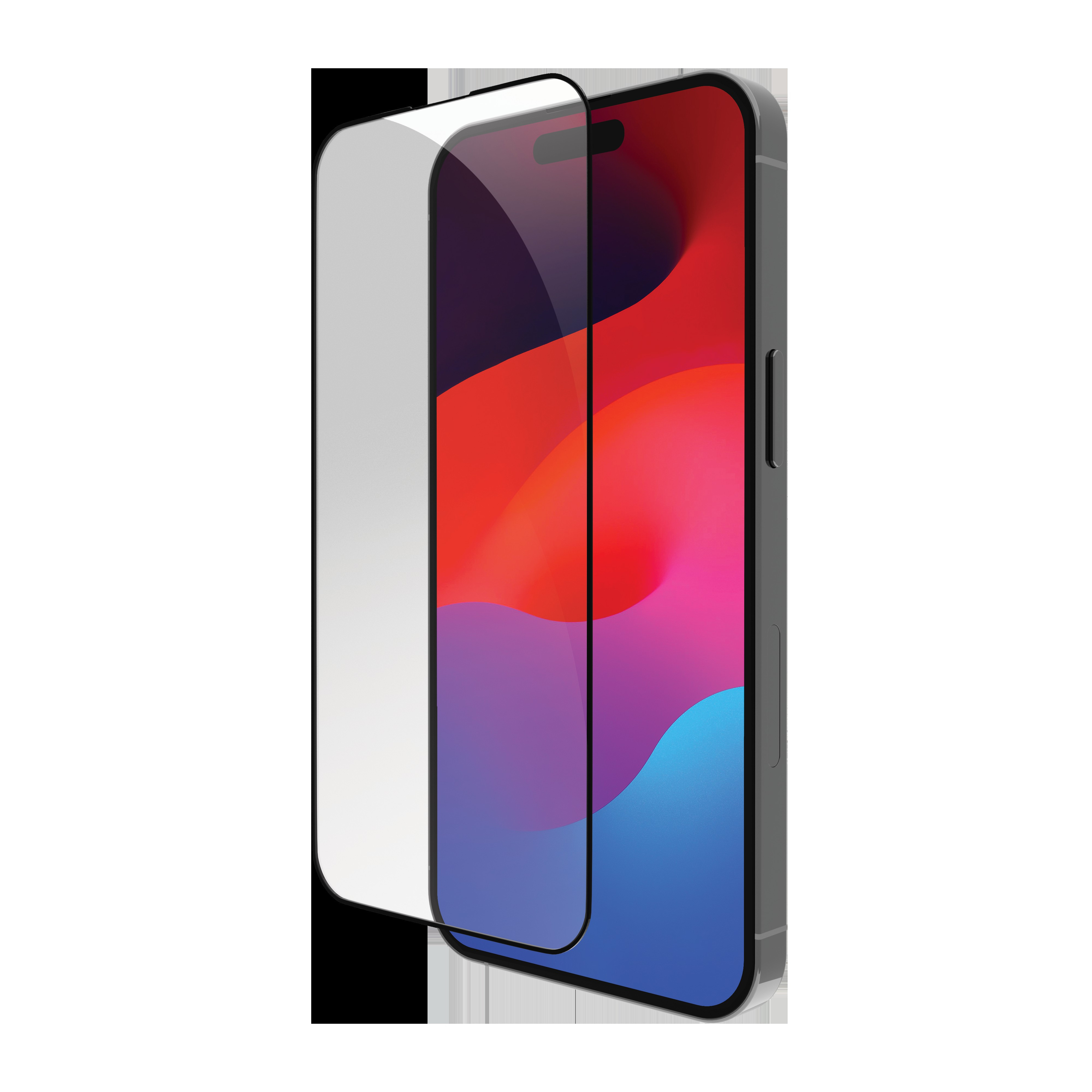 eco-shield - iPhone 15 Pro - Black edge