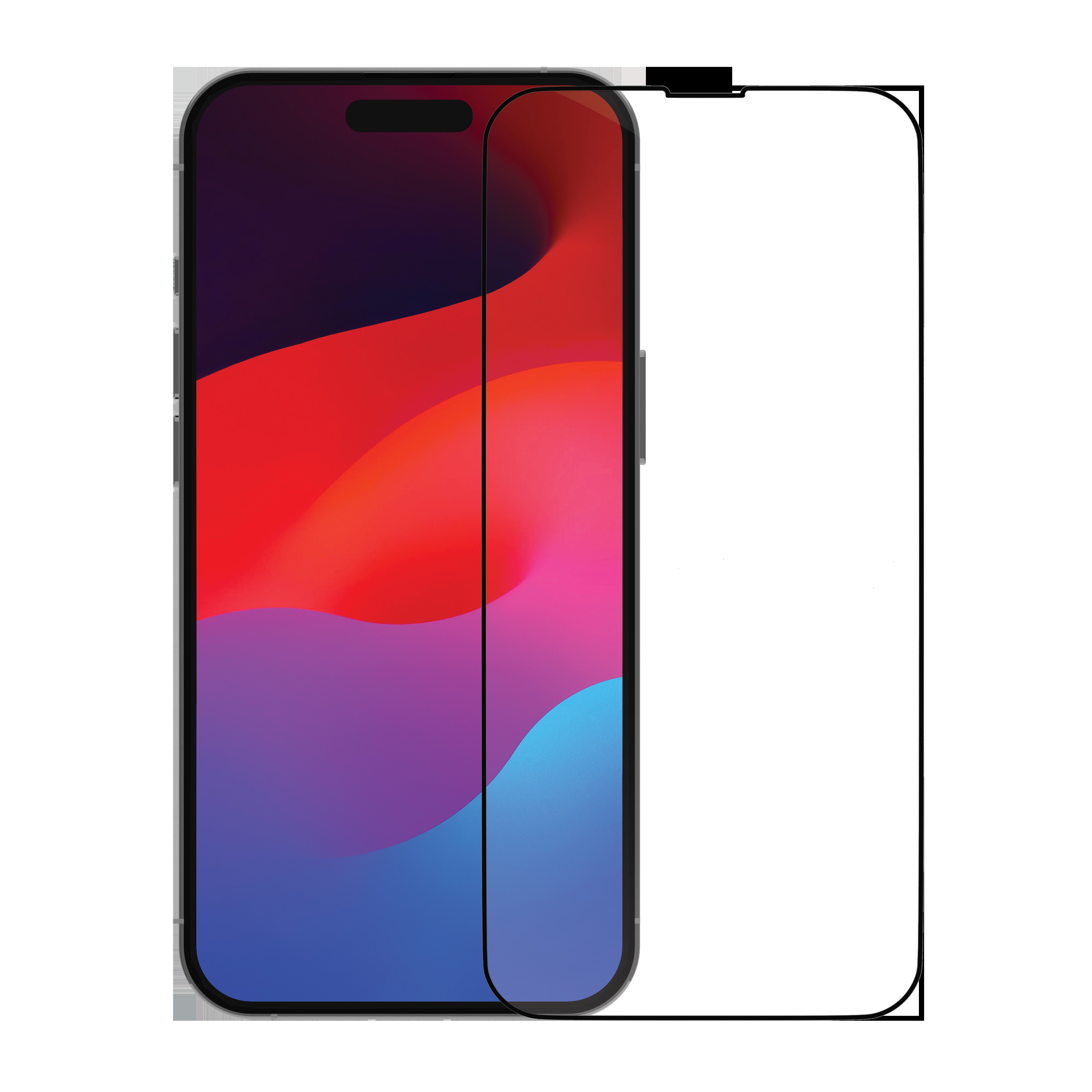eco-shield - iPhone 15 Pro Max - Black edge