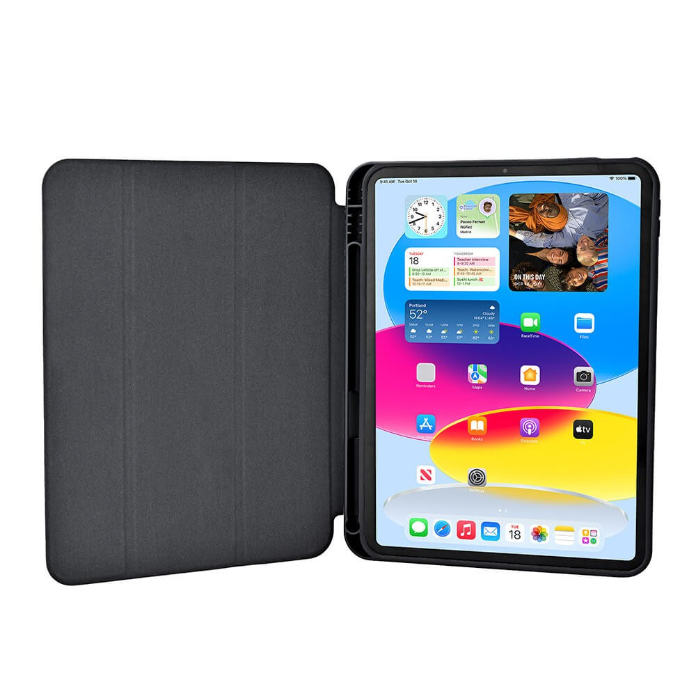 GEAR Tablet Cover Pencilpocket iPad 10,9" 10th Gen 22, 11" 11th Gen 25 Black