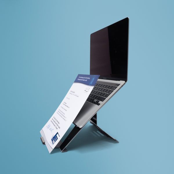 BildeR-Go Riser Document laptop stand, Black
