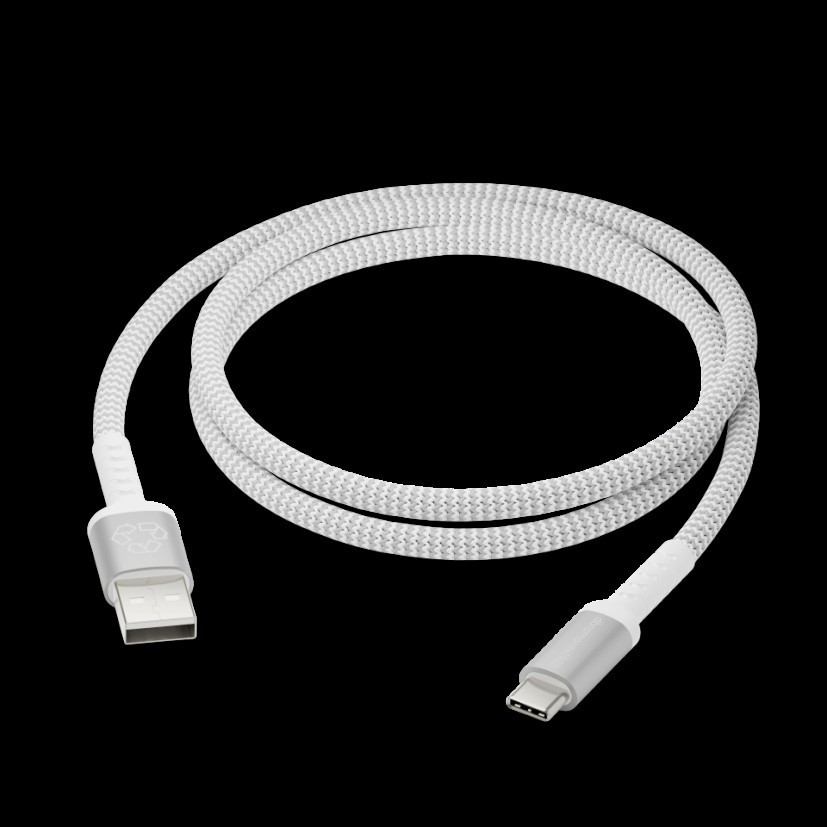 BildeRe-charge - BRD Cable - 1.2m USB-A to USB-C - White