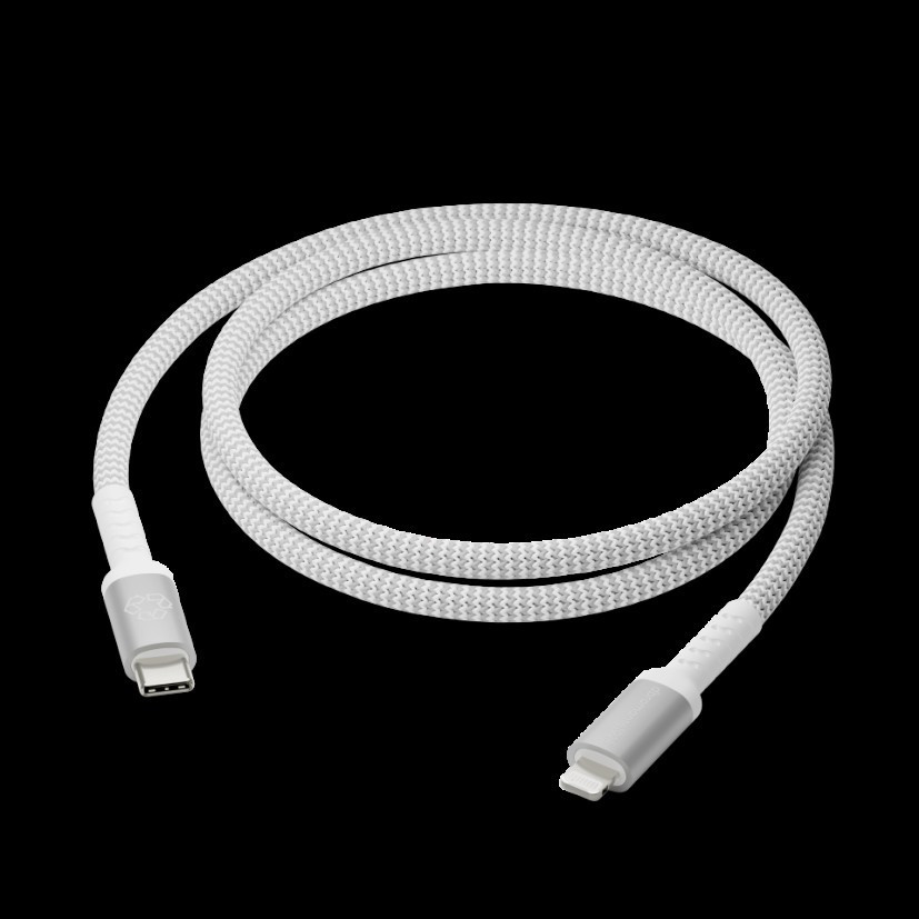 BildeRe-charge - BRD Cable- 1.2m USB-C to Lightning - White