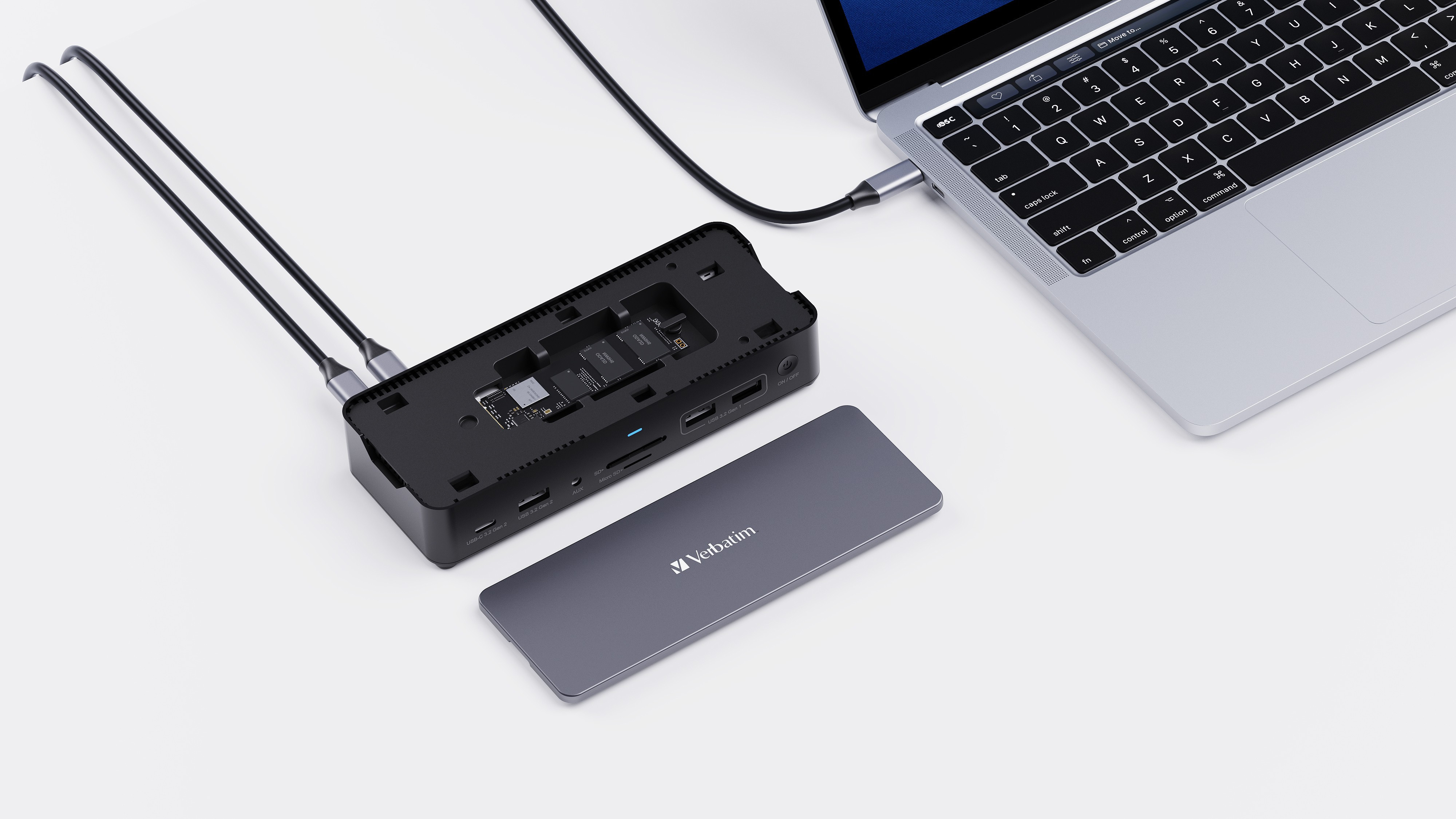 USB-C Pro Docking Station 15 Port w/SSD Included CDS-15SSD