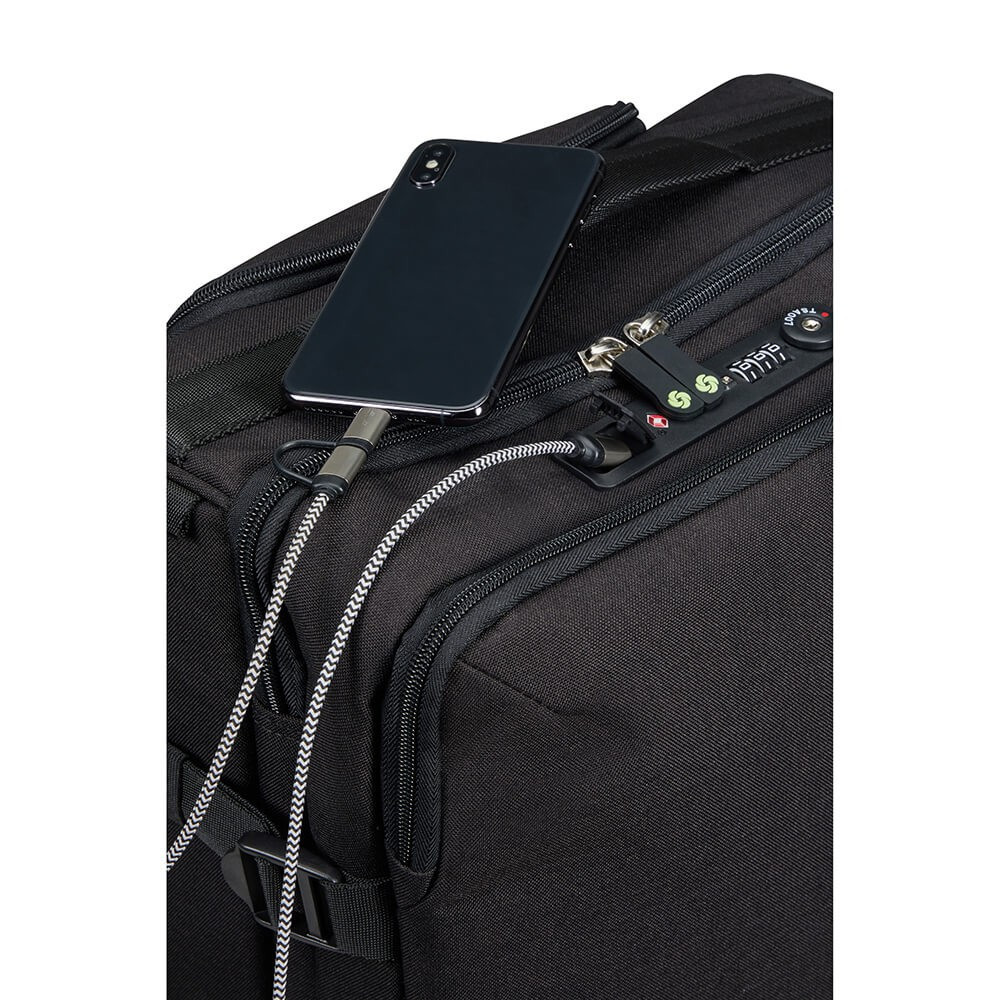 SAMSONITE Duffle SECURIPAK with Wheels 55 cm Black