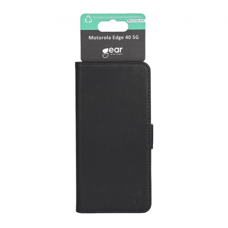 GEAR Classic 3 card Recycled Motorola Edge 40 5G Black