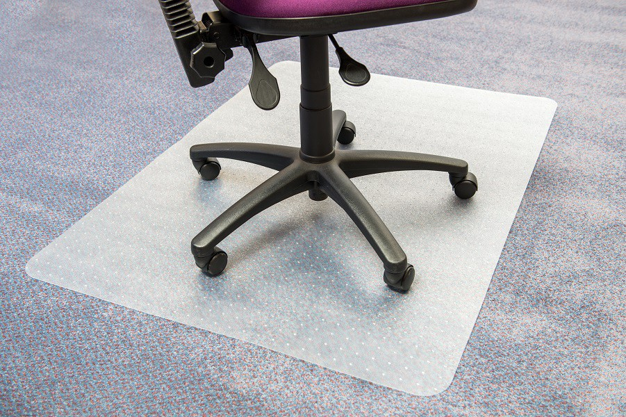 Advantage antistatisk stolunderlag PVC 120x150 cm teppe