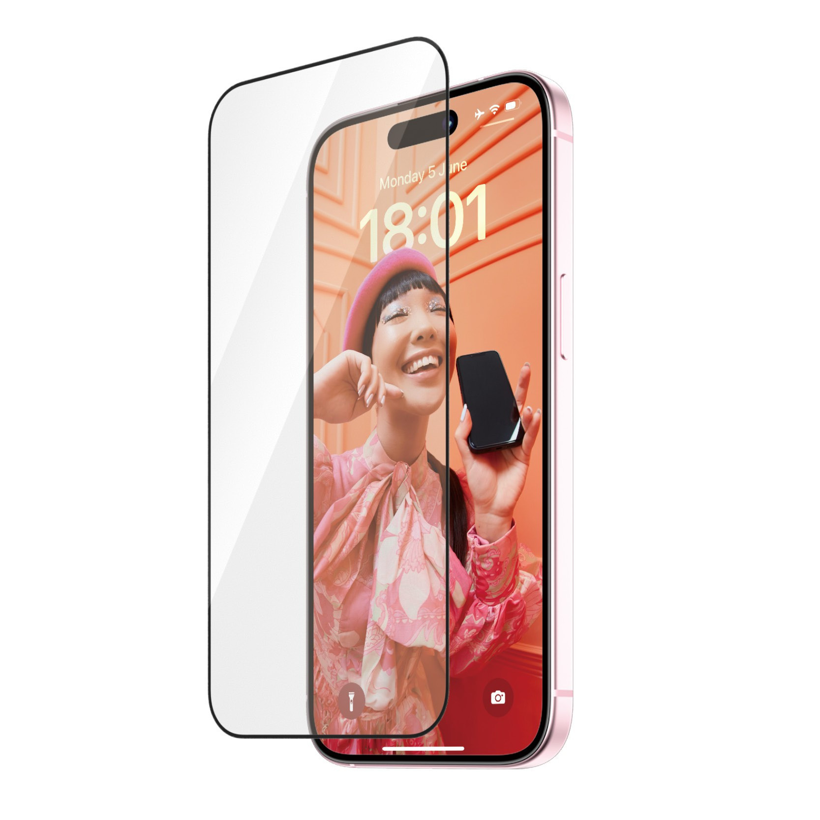 BildePG RE:FRESH Screen Protector iPhone 15 UWF w/Aligner