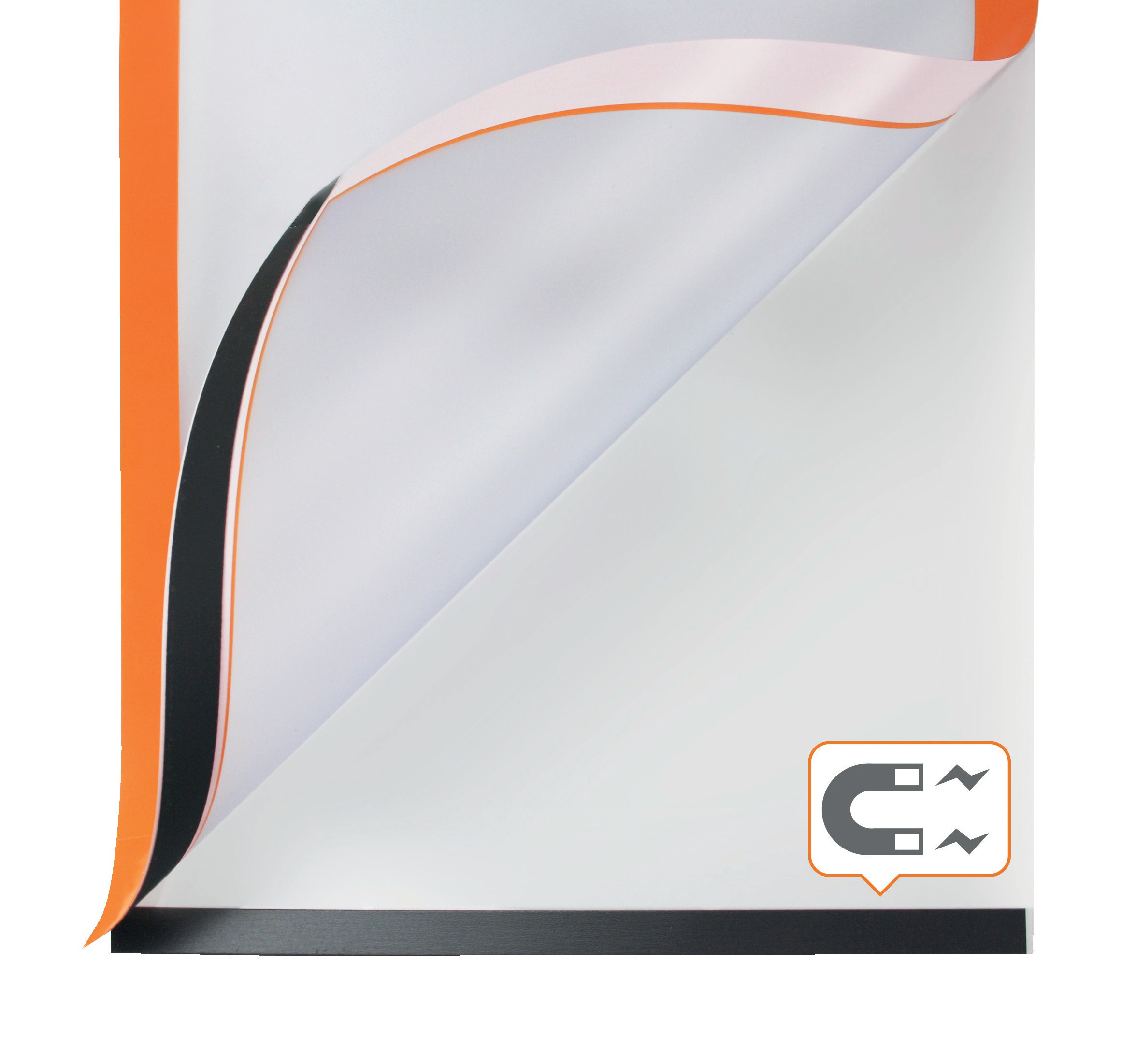 Magnetramme Nobo selvkl A4 orange (2)