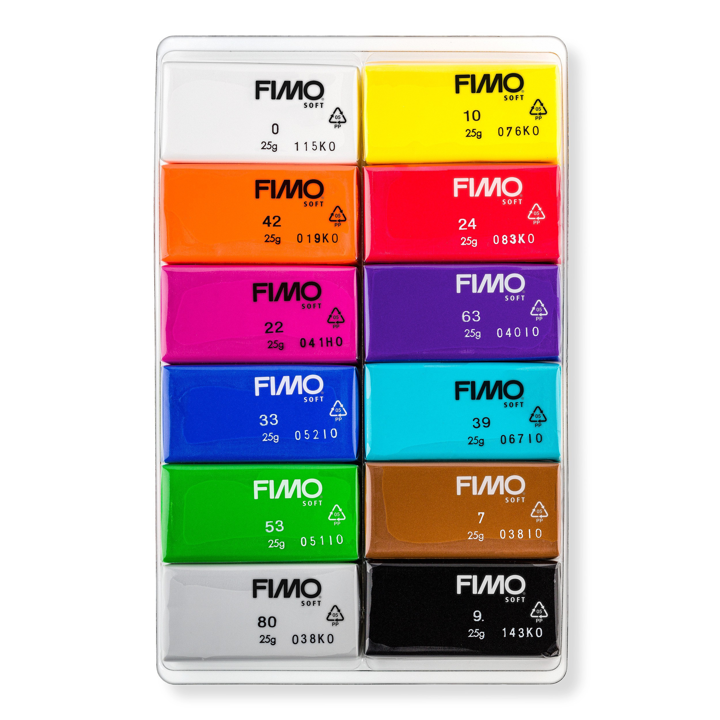 Modeling clay Fimo® Soft Basic 12x25g ass (12)