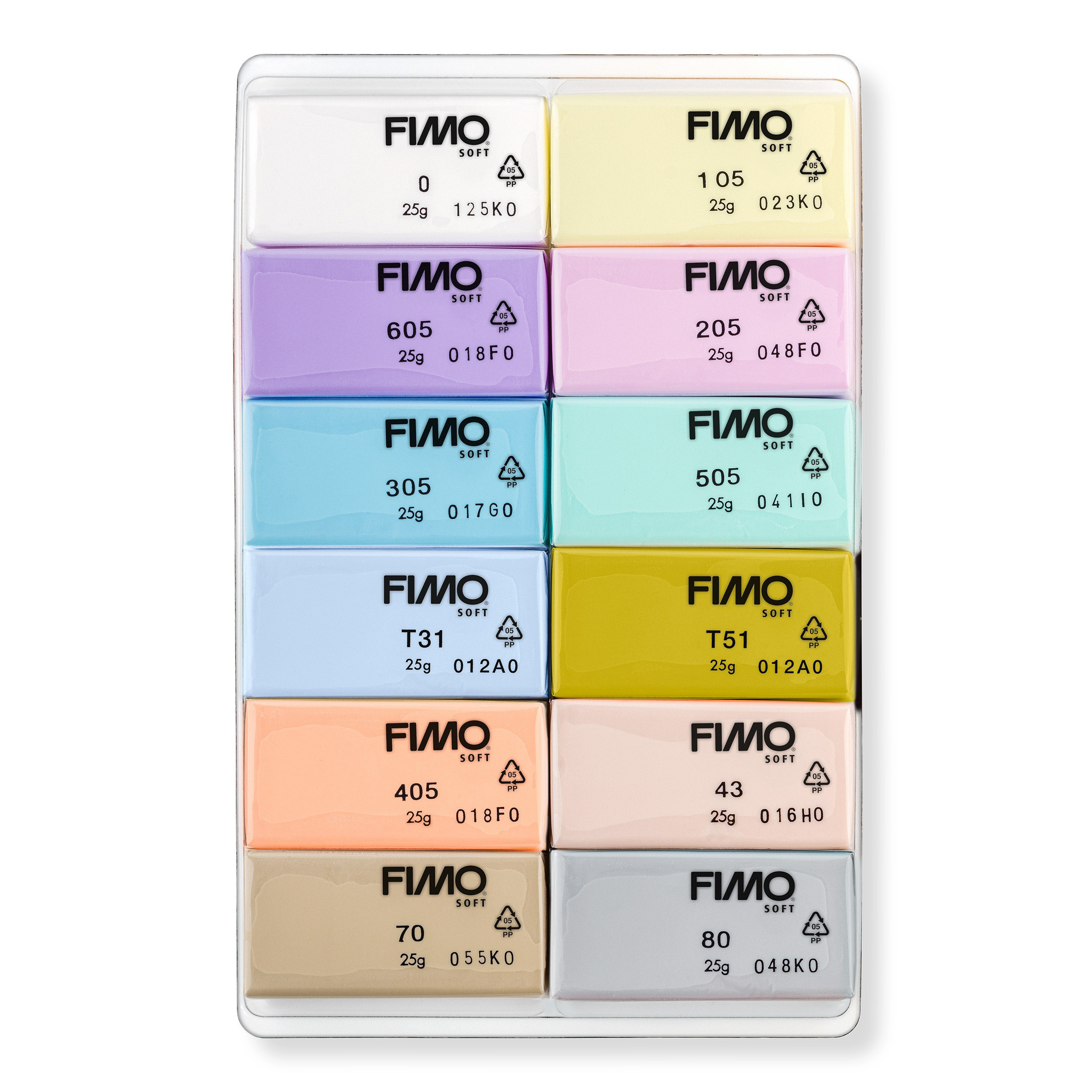 Modeling clay Fimo® Soft Pastel 12x25g ass (12)