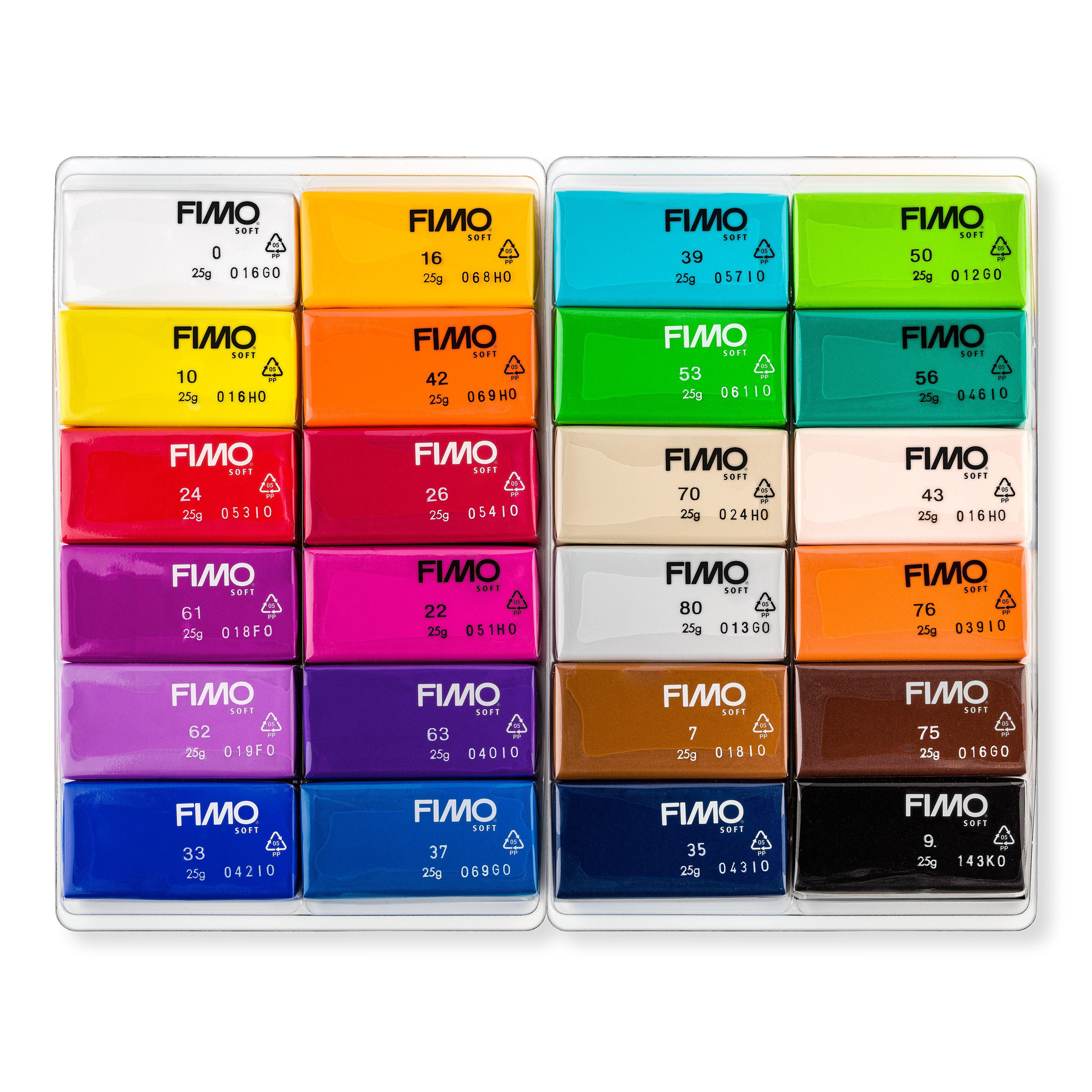 Modeling clay Fimo® Soft Basic 24x25g ass (24)
