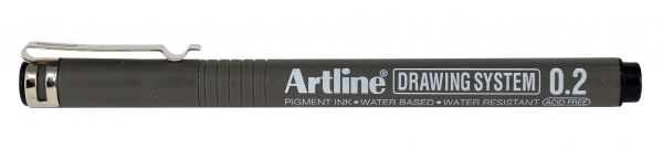 Artline Fineliner Drawing System 0.2 sort