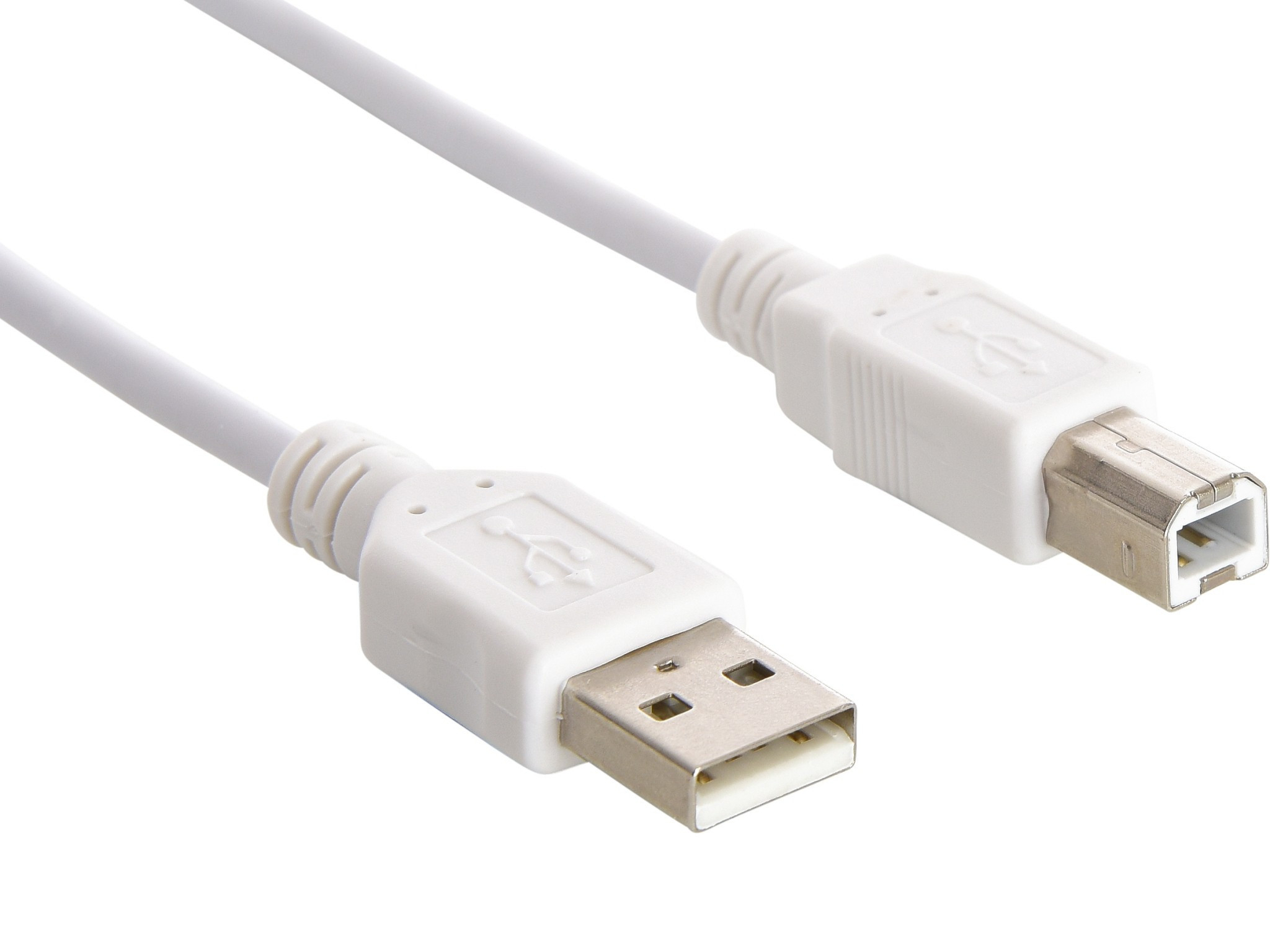 BildeUSB 2.0 A-B Cable, White (1.8m)