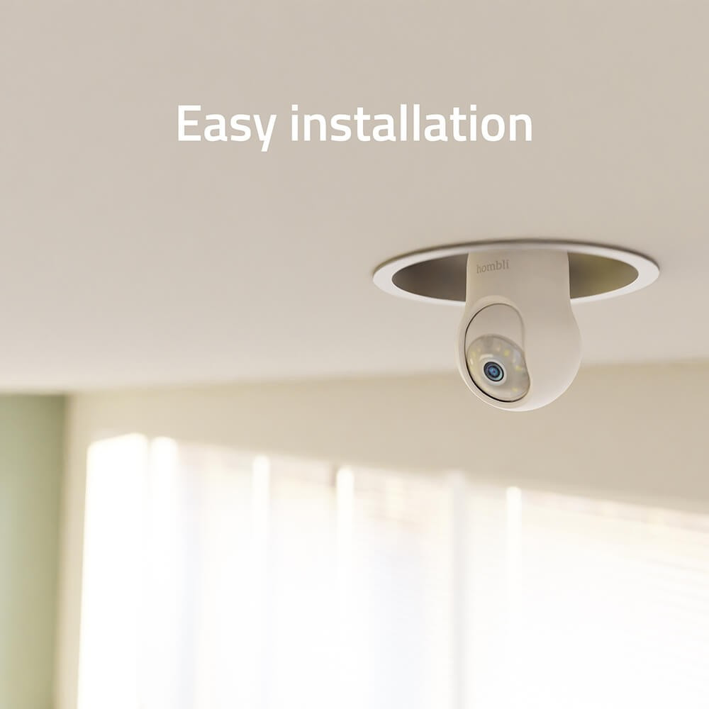 Hombli Smart Bulb Cam, White