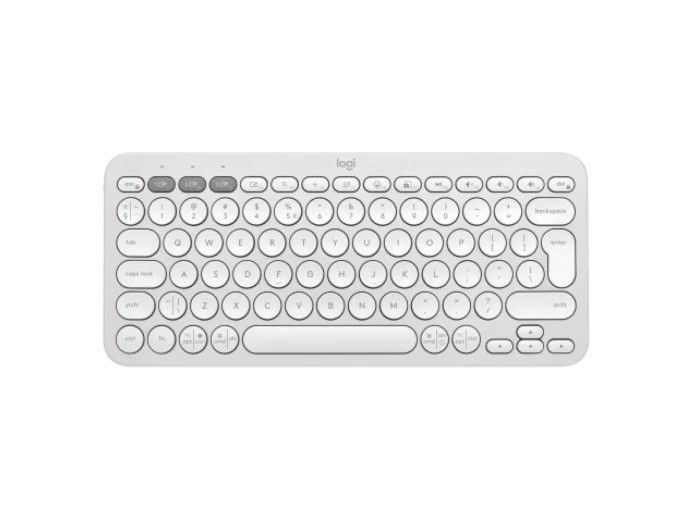 BildePebble Keys 2 K380s Wireless Keyboard, Tonal White (Nordic)