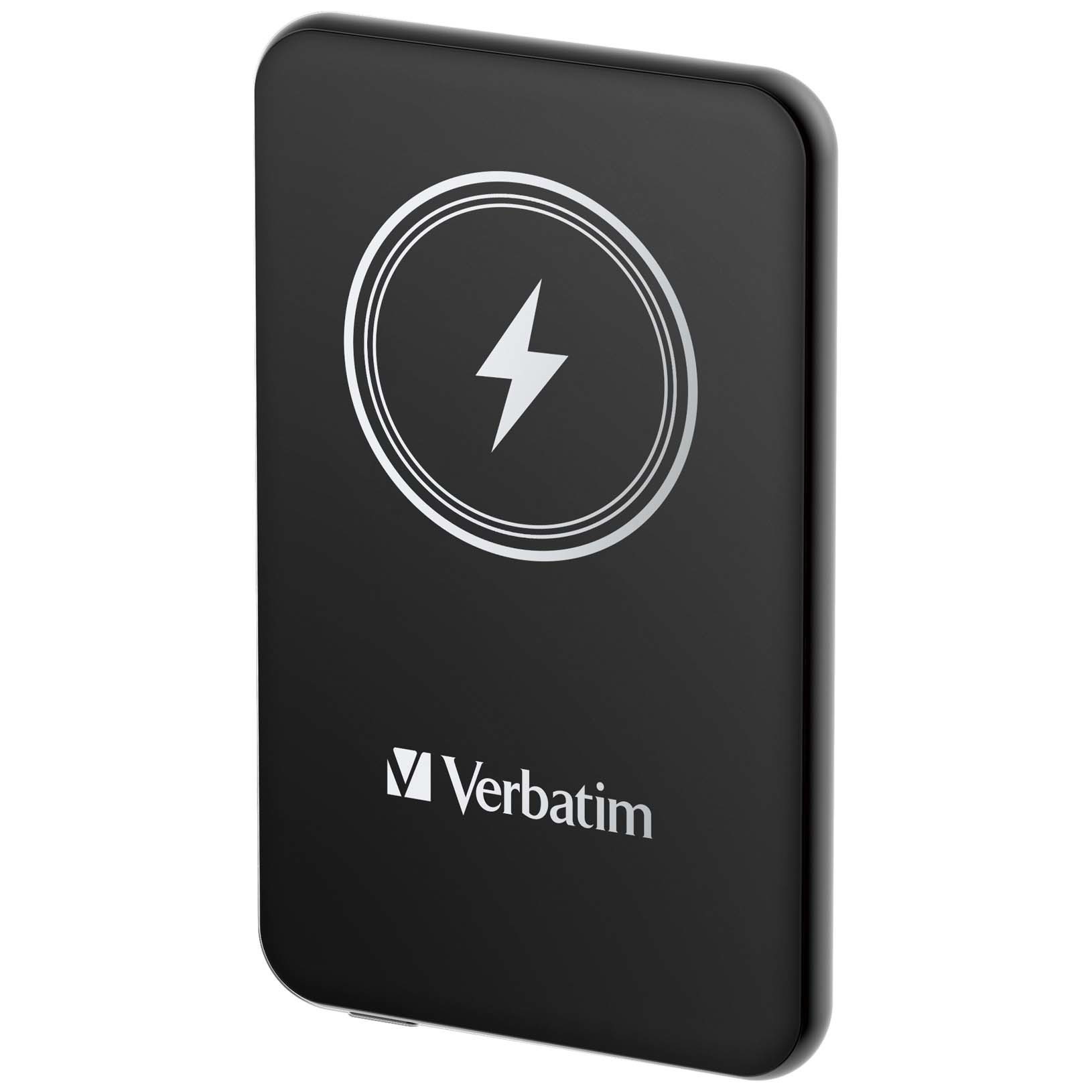 BildeCharge ´n´ Go Magnetic Wireless Power Bank 5000, Black