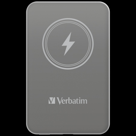 Charge ´n´ Go Magnetic Wireless Power Bank 5000, Grey