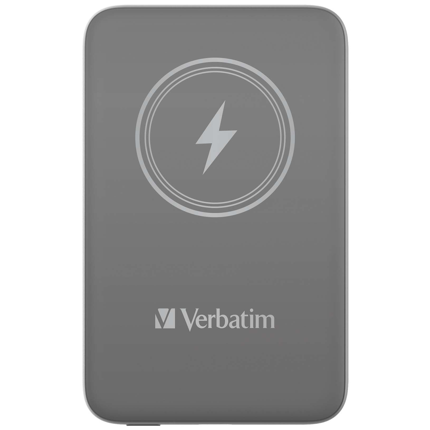 Charge ´n´ Go Magnetic Wireless Power Bank 10000, Grey