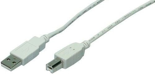 BildeLogiLink USB 2.0 A-B Cable, Grey (3m)