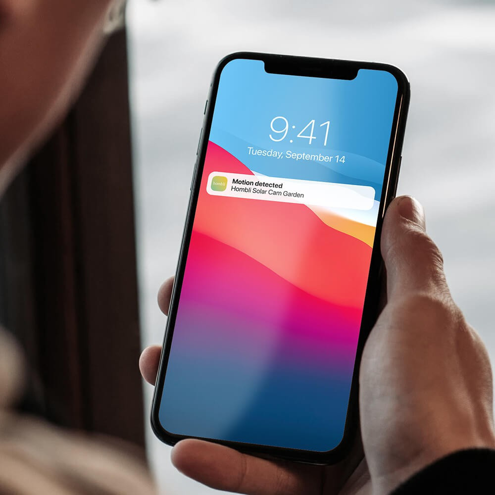 Hombli Smart Solar Cam, White