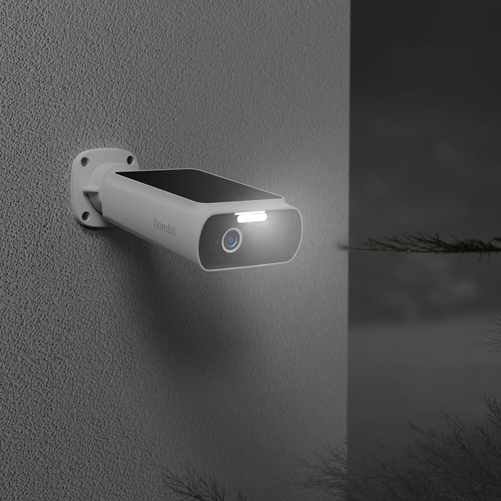 Hombli Smart Solar Cam, White