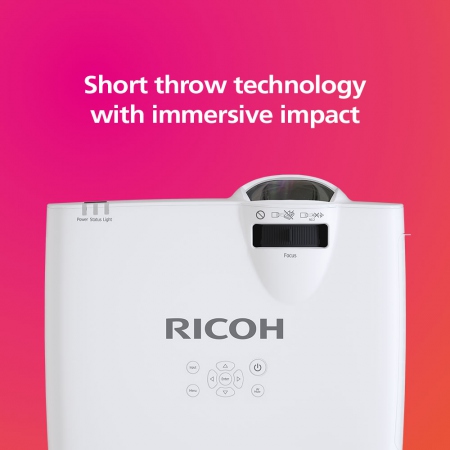 RICOH ShortThrow Projector PJ WUL5A40ST 55-150&#039;&#039; (4500Lumen)