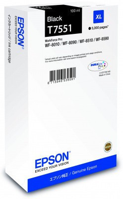 BildeEPSON Ink C13T75514N T7551 XL Black