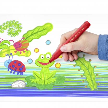 Fibre tip pen Noris Junior ass (12)