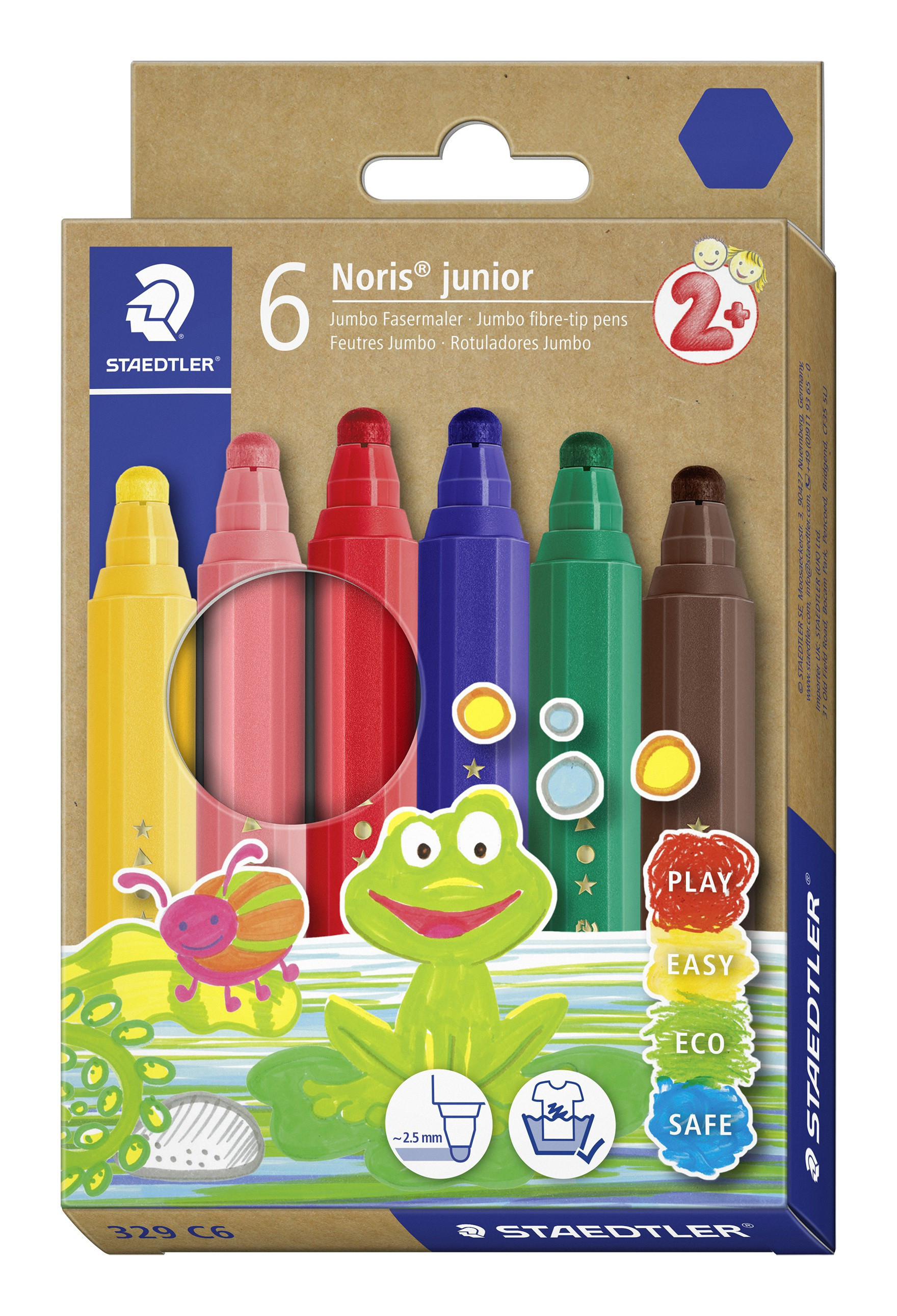 BildeTusj Staedtler Noris Junior Ass (6 stk)