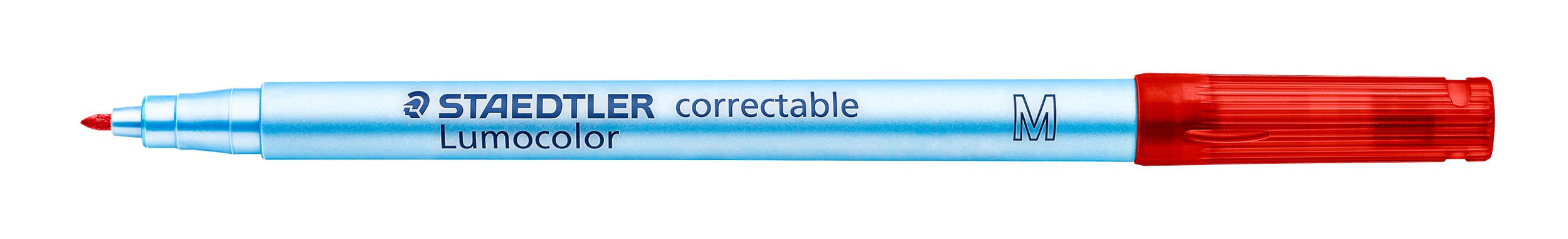 Marker Lumocolor Correctable M Non-P 1,0mm red