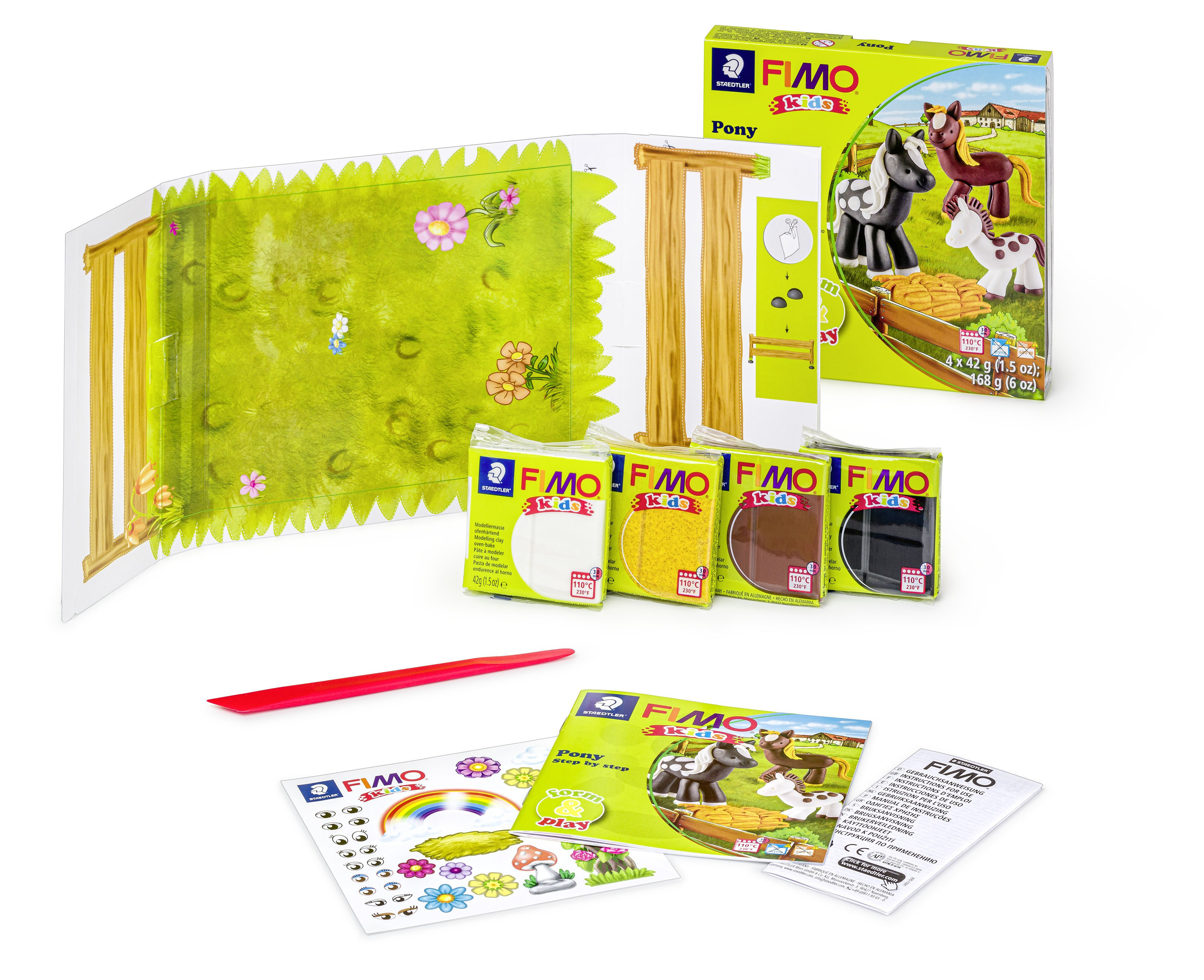 Set Mod. clay Fimo kids F&P Pony