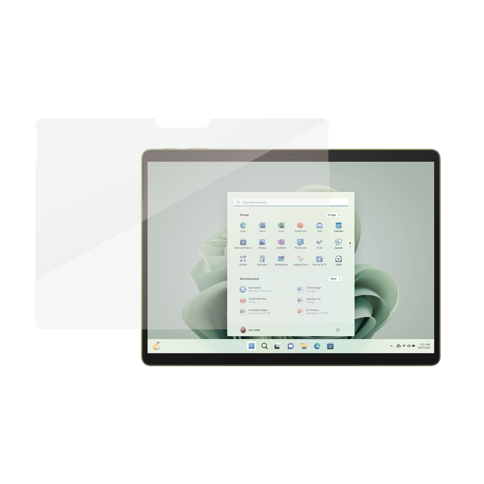 BildePG Screen Protector Microsoft Surface Pro 8/Pro X/Pro 9