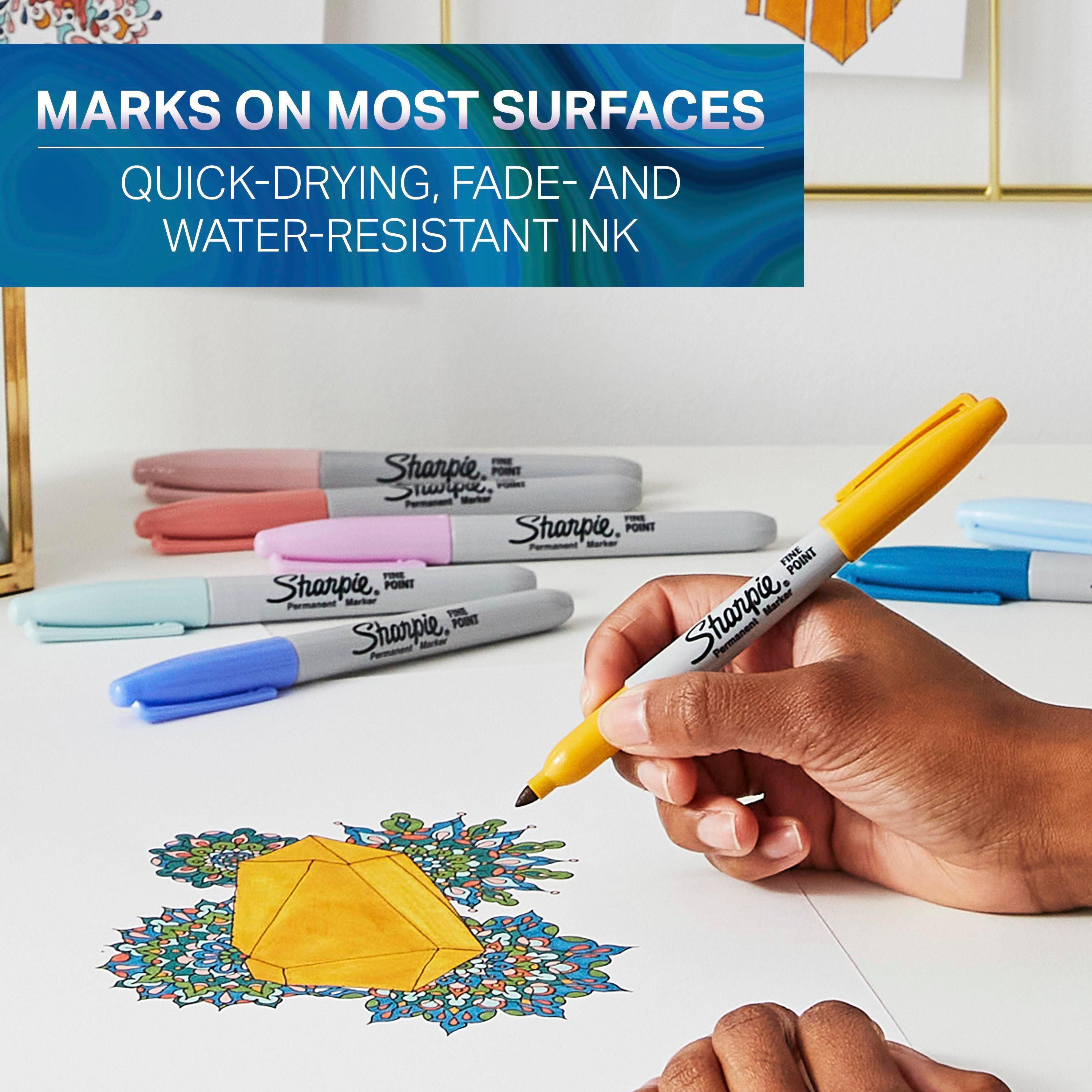 SHARPIE® FINE Merkepenn 1,0mm Mystic Gems ass (12)