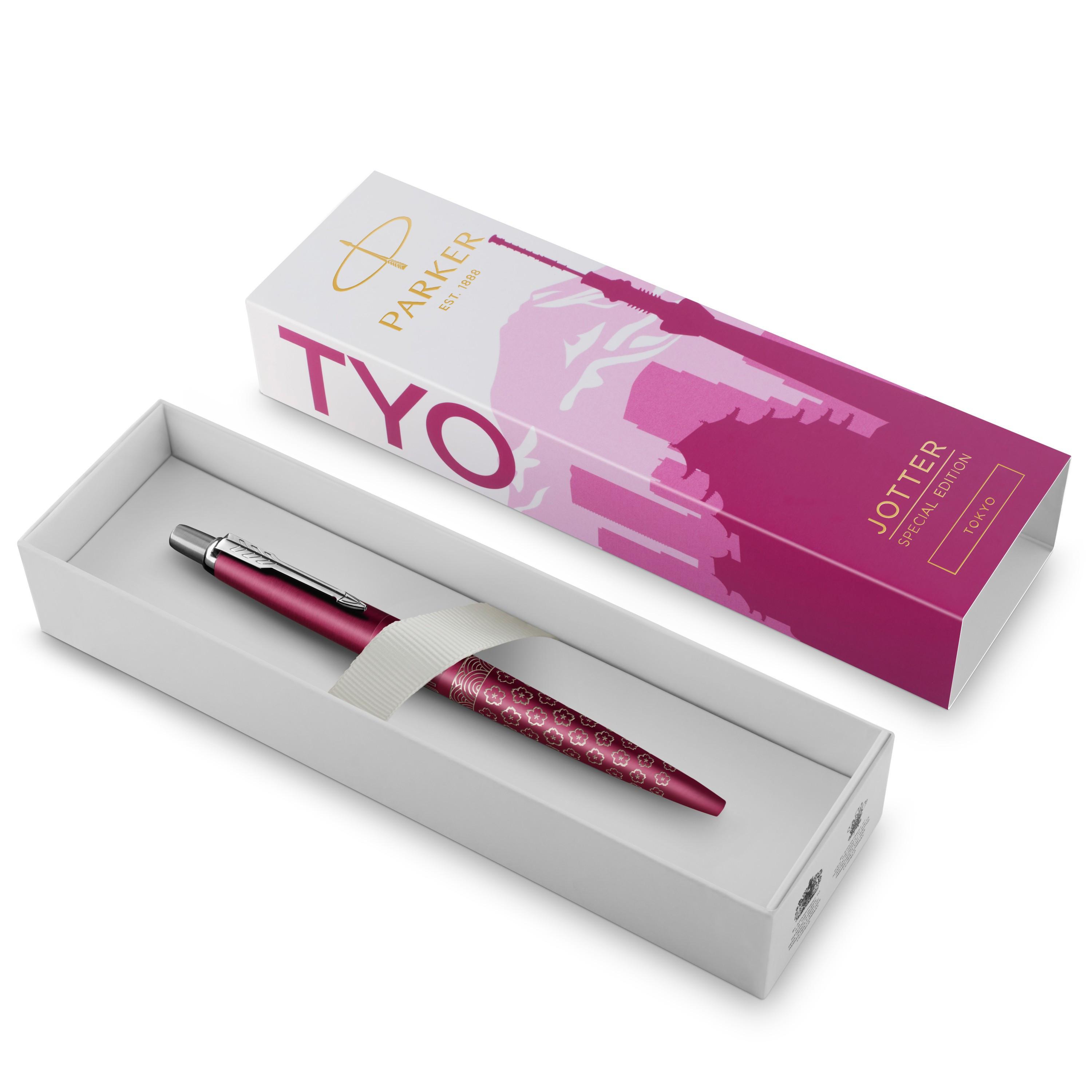 Parker kulepenn Jotter Tokyo Spec.Edition M bltt blekk eske