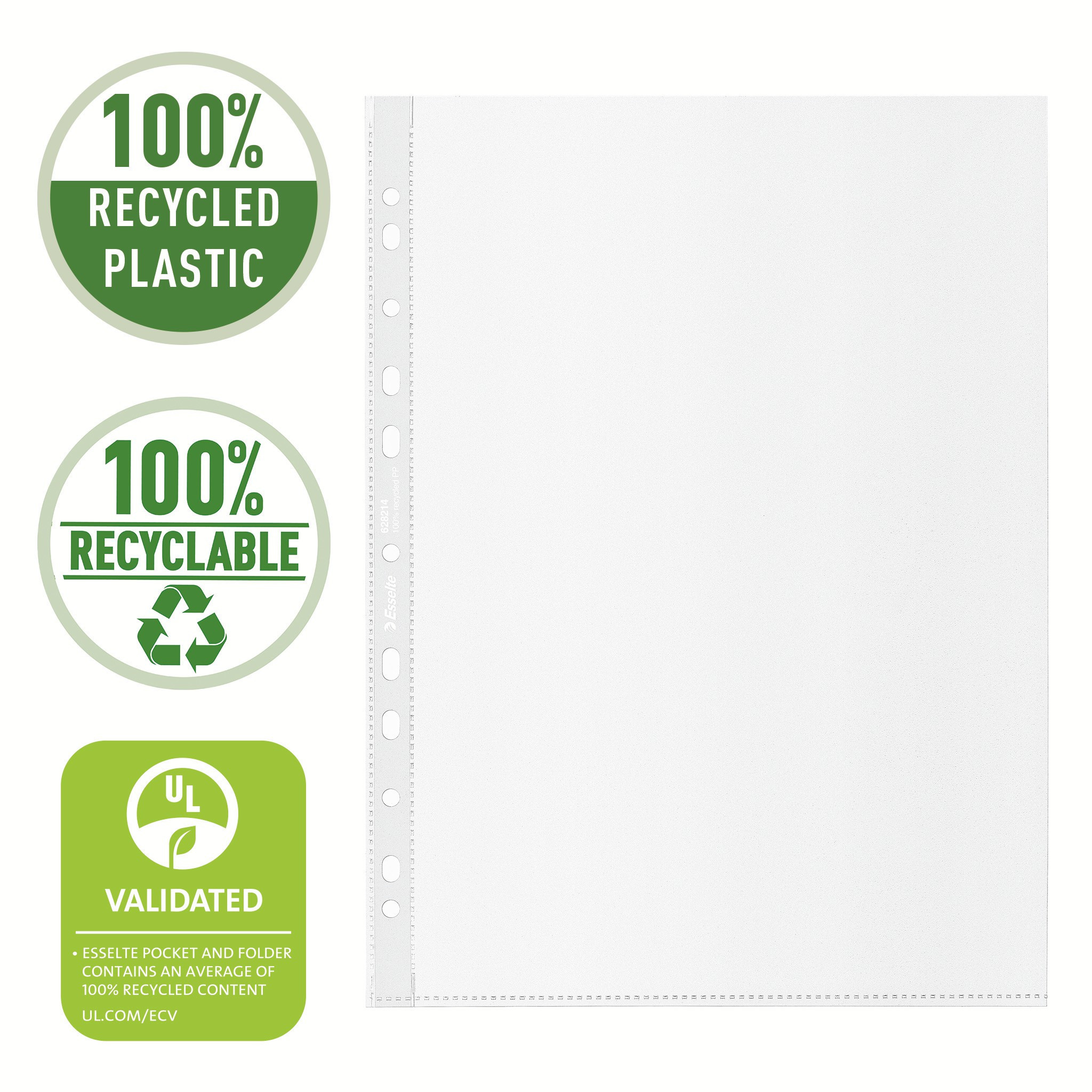 Lomme Esselte Recycled A4 70my (20)