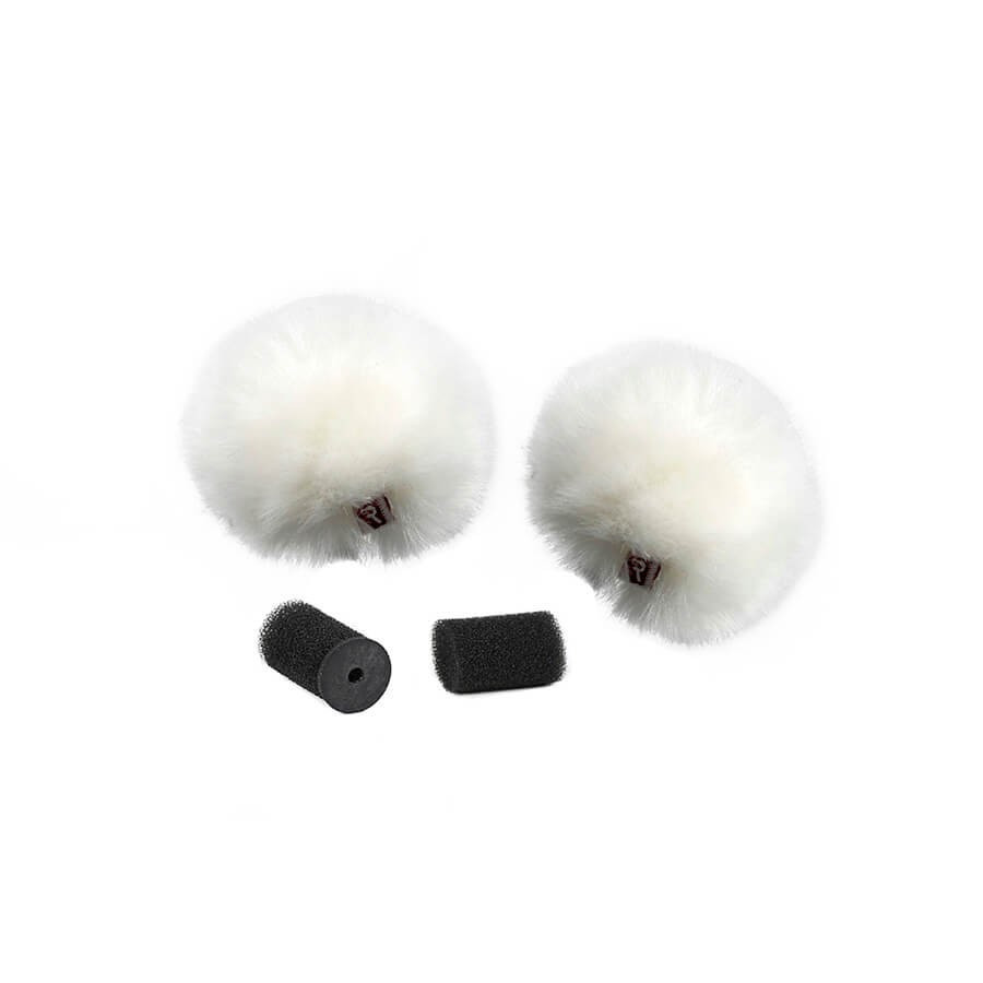 RYCOTE Windjammer Lavalier Pair White