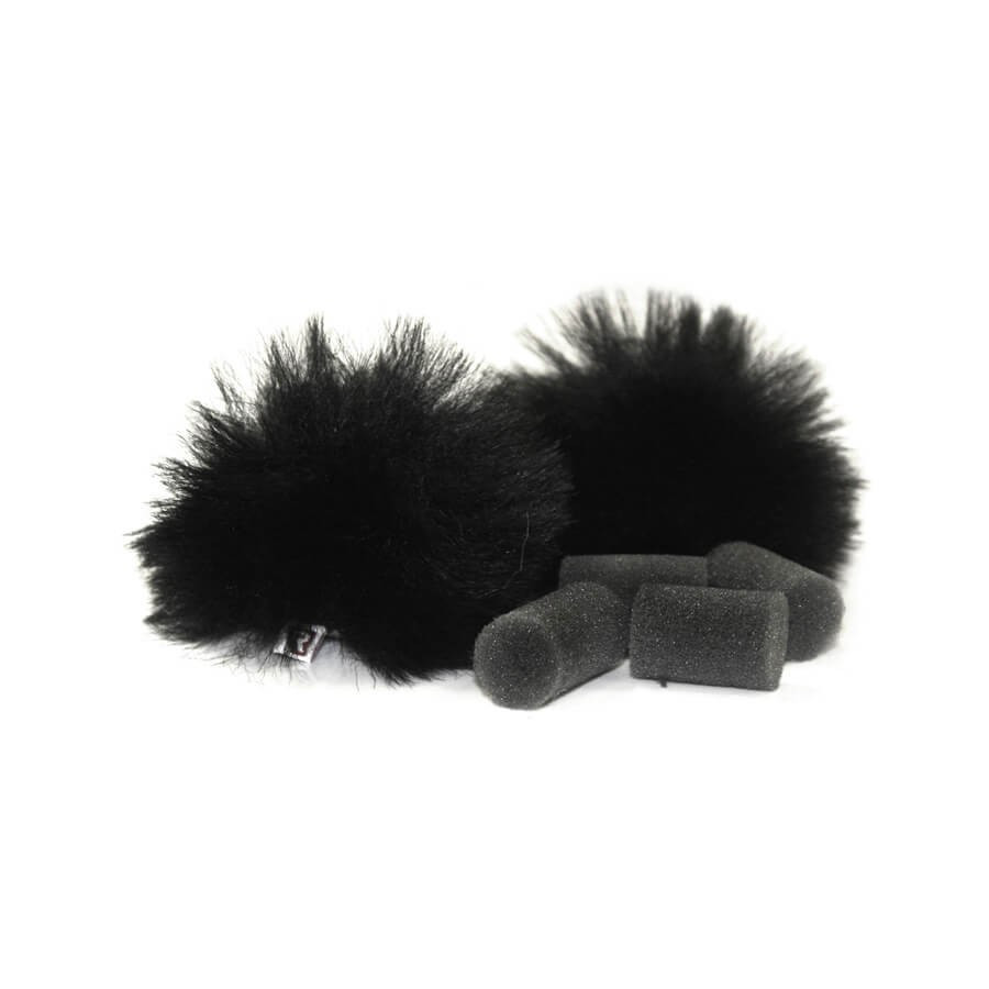 RYCOTE Windjammer Lavalier Black 2pcs.