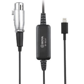BOYA Mikrofonadapter XLR - Lightning BY-BCA7 Hun - Han