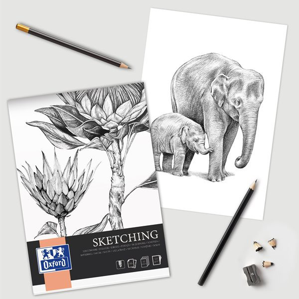 Oxford Skisseblokk Artistic A4/50 S 120 G Limt