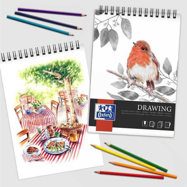 Oxford Tegneblokk Artistic A3/30 S 160 G Dobbeltspiral