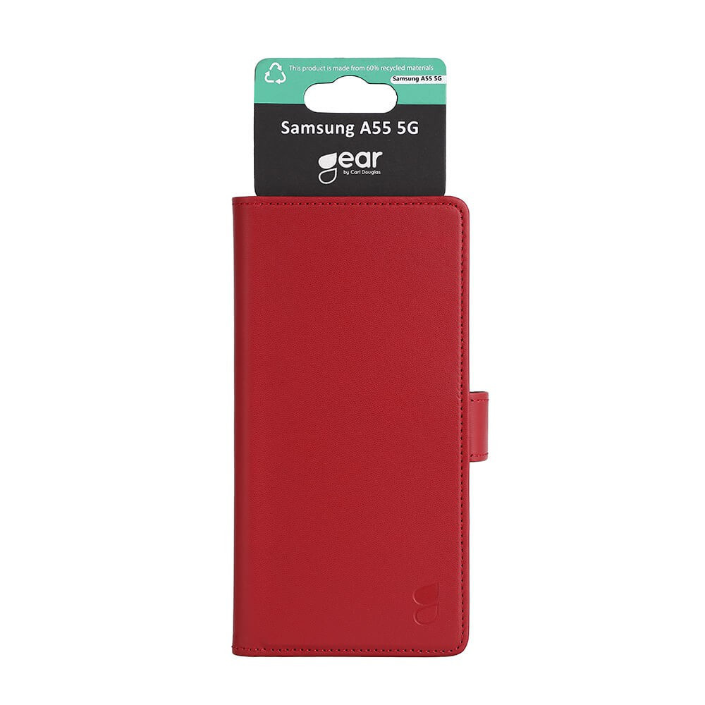 BildeGEAR Classic 3 card Recycled Samsung A55 5G Red