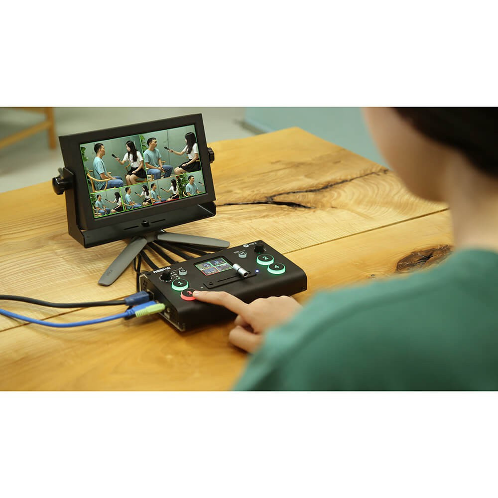 RGB Link Mini+ 4ch HDMI mixer w/ HDMI, USB3, and RJ45