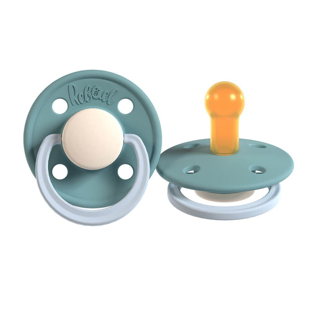 BildeREBAEL Pacifier Singel Size 1 Rainy Pearly Elephant