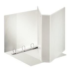BildeEsselte Innstikkperm A4+ 4DR/50mm m/3lommer hvit