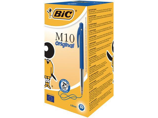 BildeKulepenn Bic M10 Clic M Blå (50 stk)
