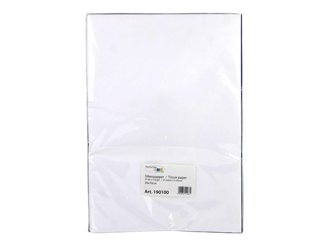 BildeSilkepapir 5 Ass Farger (125 stk)