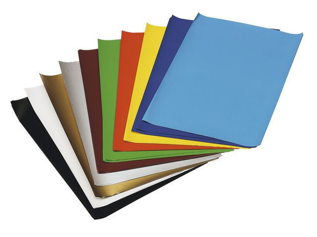 BildeGlanspapir 35X50Cm 5 Ark X10 Farger (50 stk)