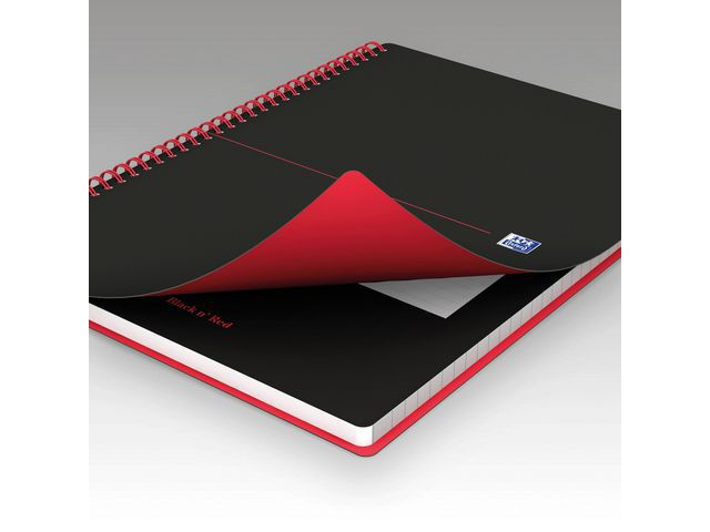 BildeNotatbok Oxford Black N´red A5 Pp Lin (5 stk)