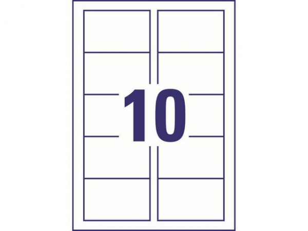 Visittkort Avery Ilc 85X54Mm 200G (250 stk)