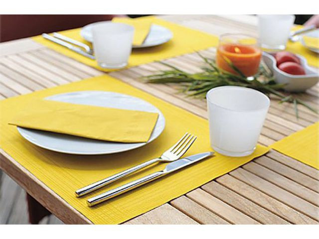 BildeServiett Duni 3L 33Cm Gul (125 stk)
